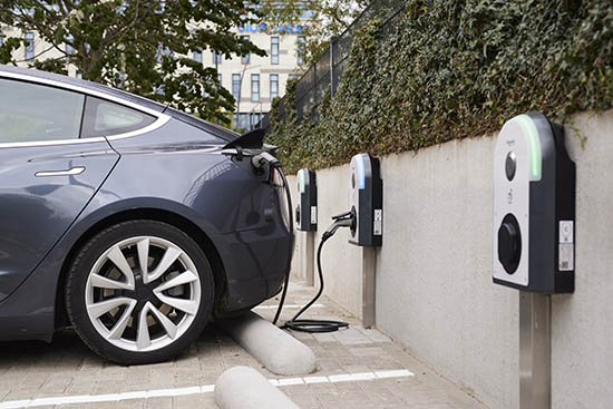 EV charging in commercial buildings or shared spaces