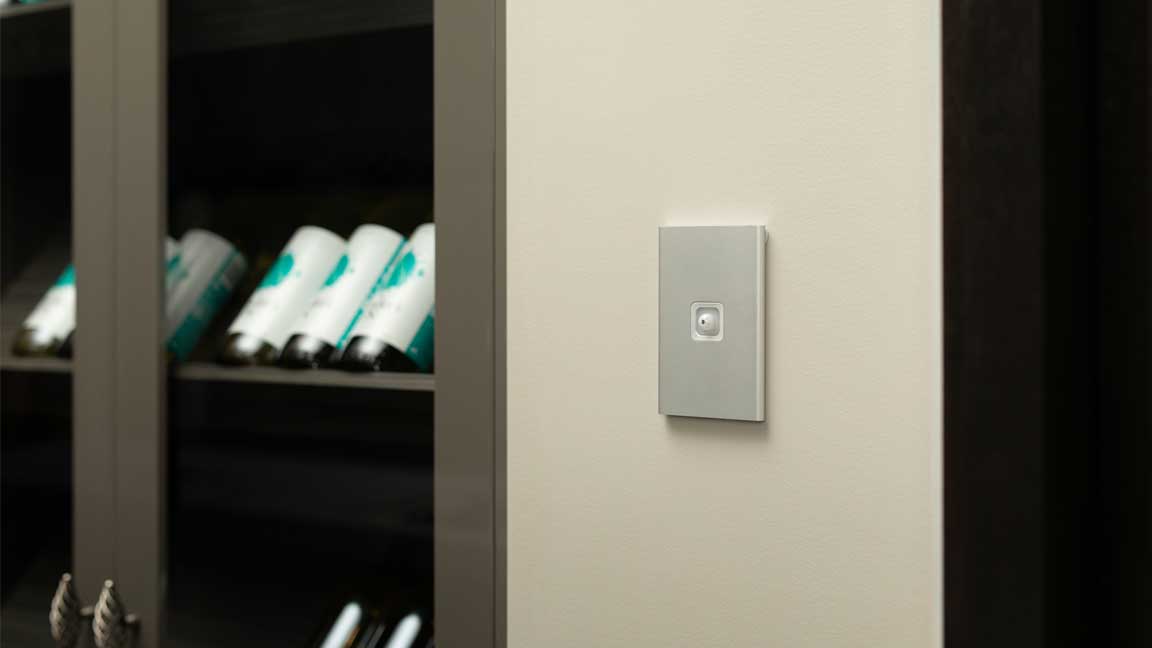 Clipsal Motion Sensor in Cupboard