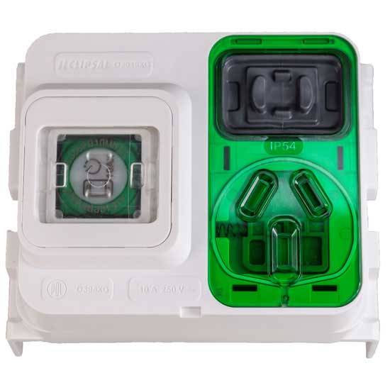 'Clipsal iconic outdoor smart socket & switch