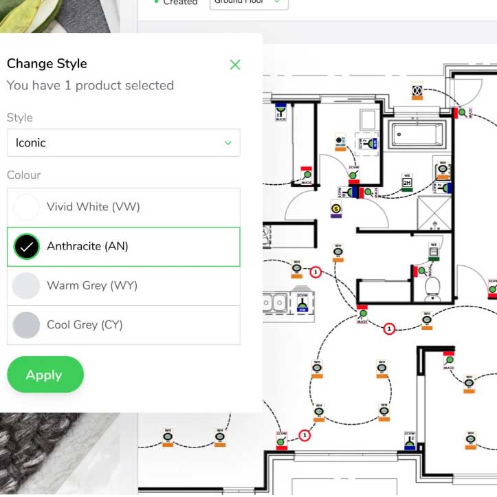 Interface for the Clipsal Design Service