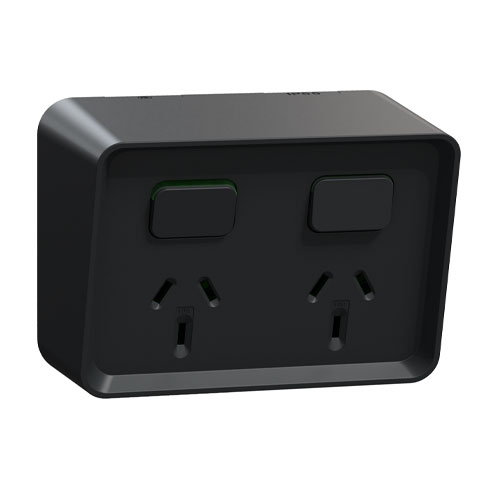 iconic outdoor double socket