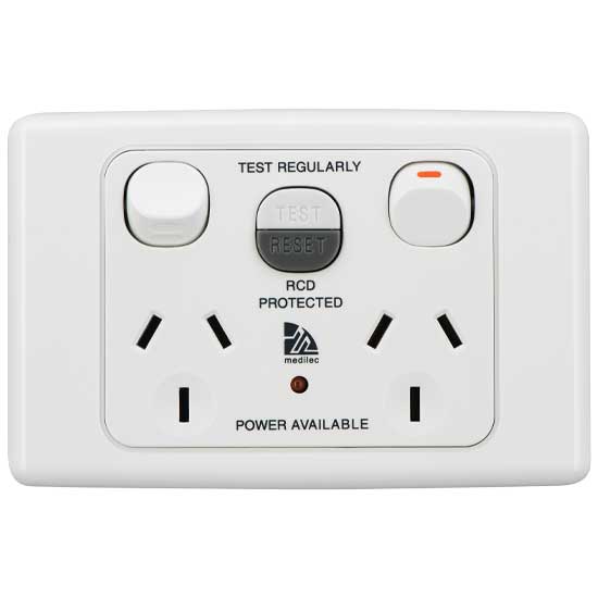 RCD Protected Power Points and Switches